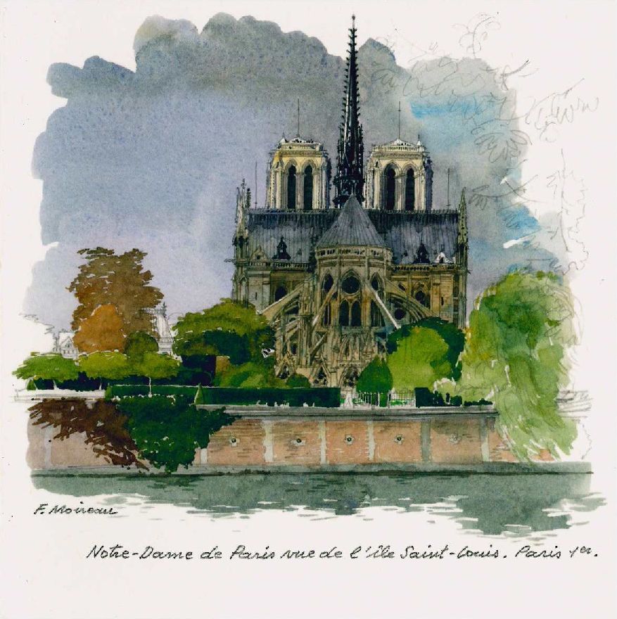 Postkarte aus Frankreich